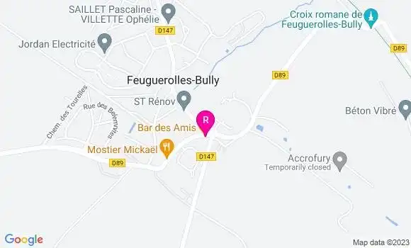 Localisation Restaurant Bar Bar des Amis