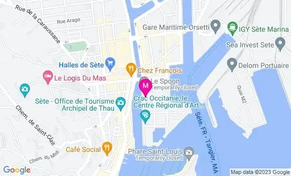 Localisation Restaurant  Quai d