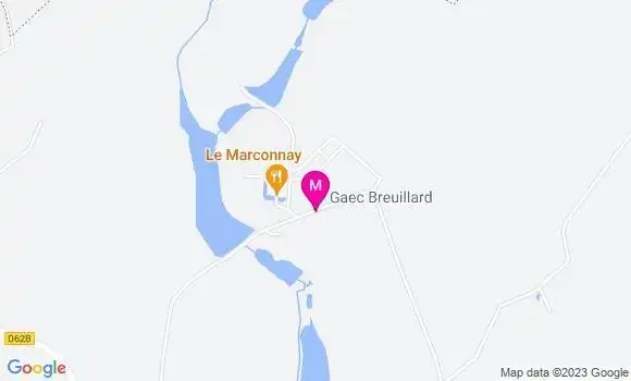 Localisation Restaurant  Le Marconnay