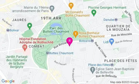 Localisation Restaurant  A l