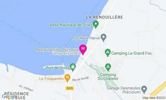Localisation Restaurant  Les Pêcheurs