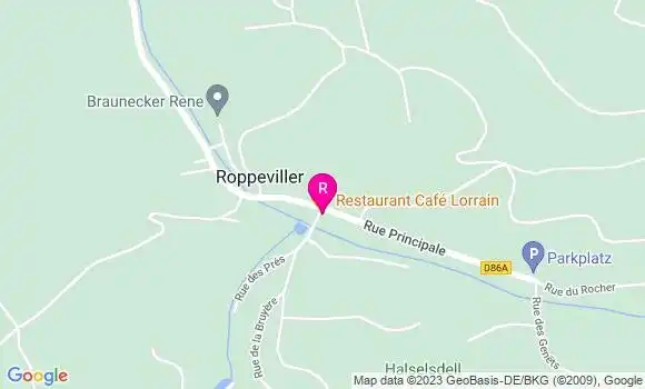 Localisation Restaurant  Café Lorrain