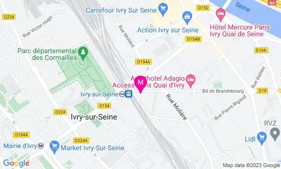 Localisation Restaurant Bar Le Vaillant