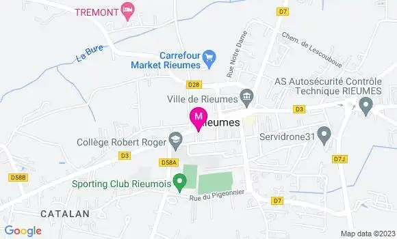Localisation Restaurant  La Patte d