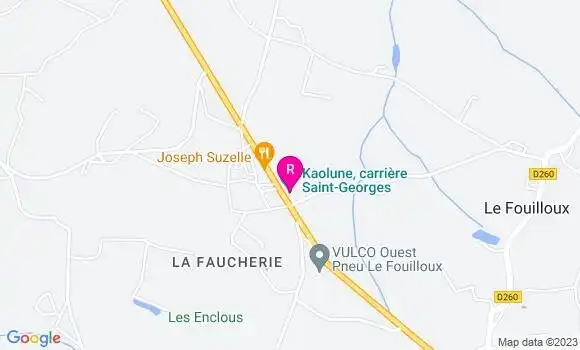 Localisation Restaurant  Joseph Suzelle