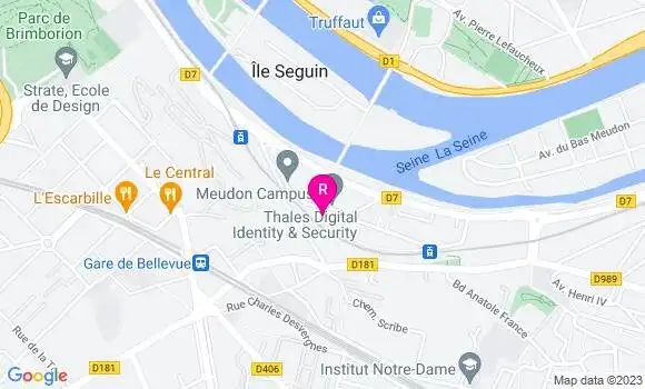 Localisation Restaurant  La Verrerie