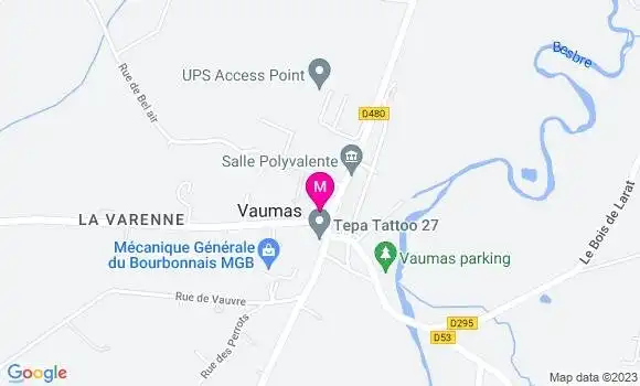 Localisation Restaurant  Le Bourbonnais