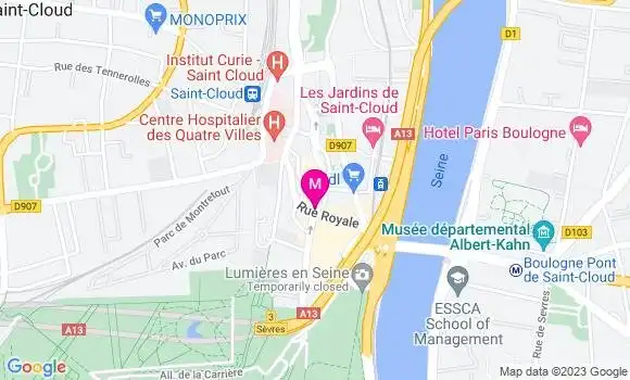 Localisation Le Bistrot des Fleurs