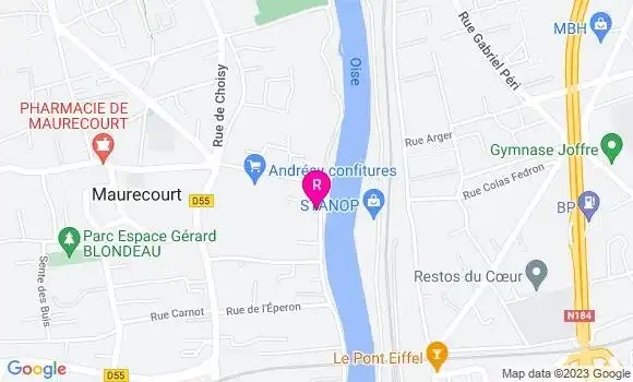Localisation Auberge du Port