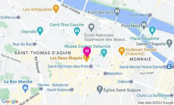 Localisation Restaurant  La Société
