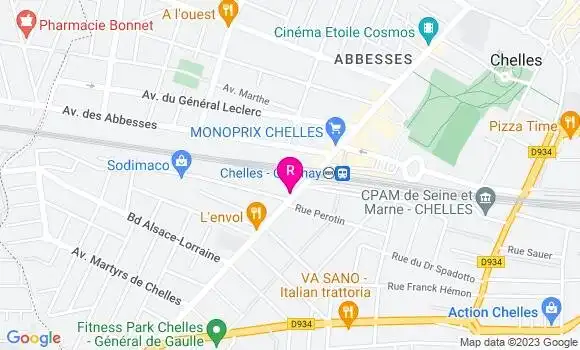 Localisation Restaurant  Le Paradis