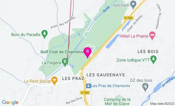 Localisation Restaurant  La Cabane des Praz