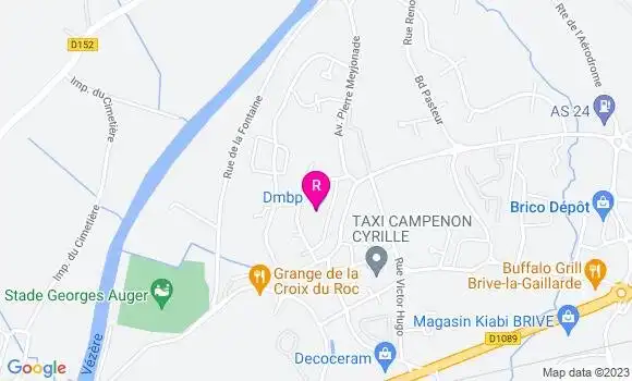 Localisation Restaurant  La Grange de la Croix du Roc