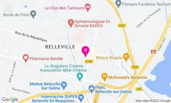Localisation Restaurant  Les Agapes