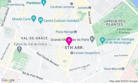 Localisation Restaurant  La Dalle en Pente