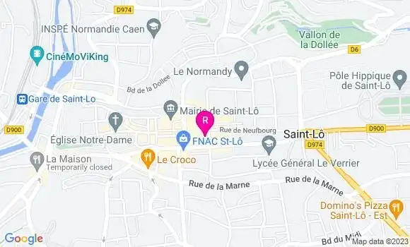 Localisation Restaurant  La Terrasse