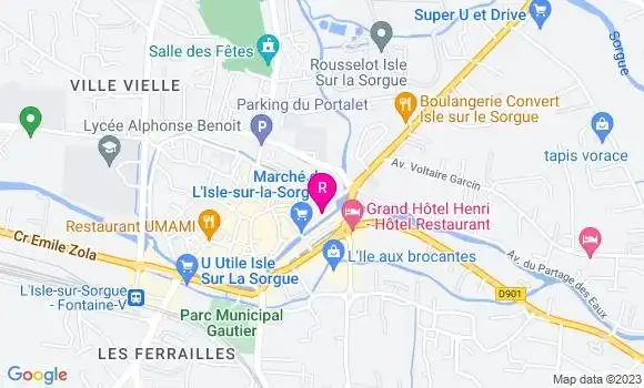 Localisation Crêperie Suzette