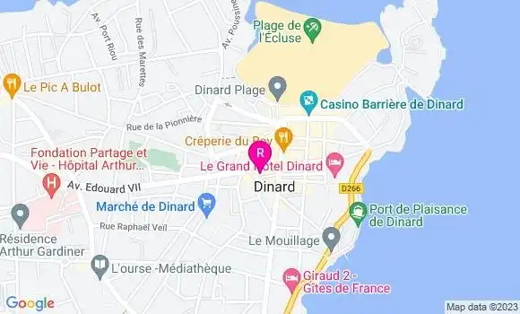 Localisation Restaurant  Le Cancaven