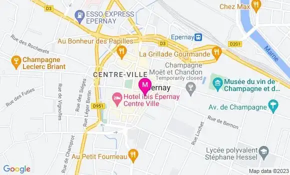 Localisation Bistrot Le 7