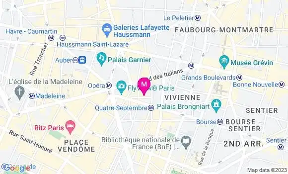 Localisation Bistrot Bistro Régent