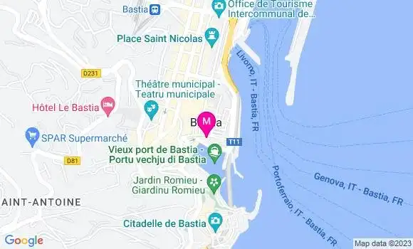 Localisation Restaurant  L