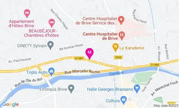 Localisation Restaurant Bar Le Tournali