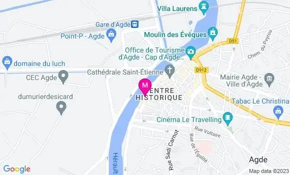 Localisation Restaurant  Les 4 Eléments