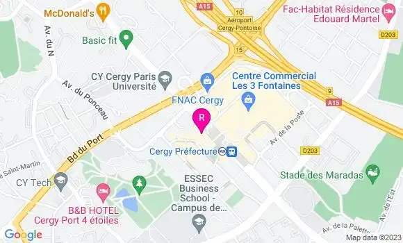 Localisation Restaurant  City Rock