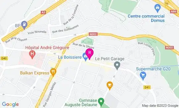 Localisation Brasserie L