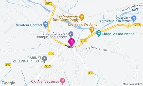 Localisation Restaurant Bar Bar de l