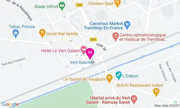 Localisation Café de la Gare