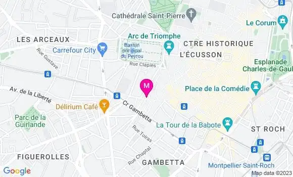 Localisation Restaurant  Les Caves du Courreau