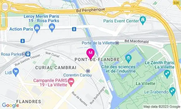 Localisation Restaurant  Vida