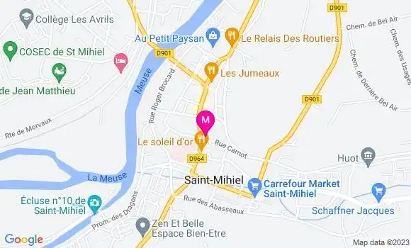 Localisation Restaurant  Le Pont Aven