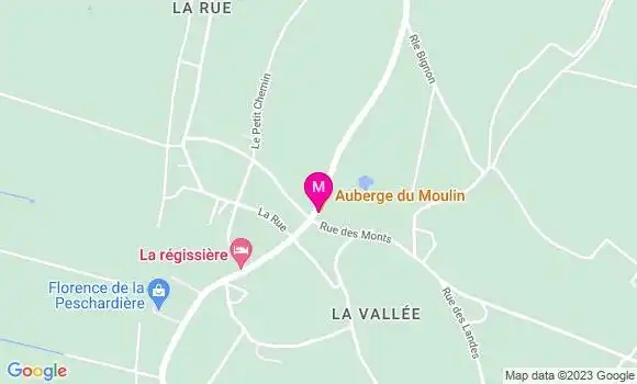 Localisation Auberge du Moulin
