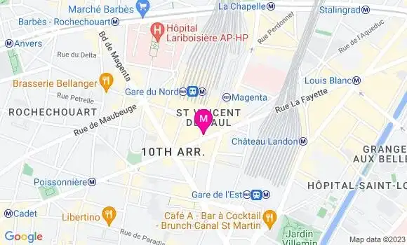 Localisation Restaurant  La Cabane