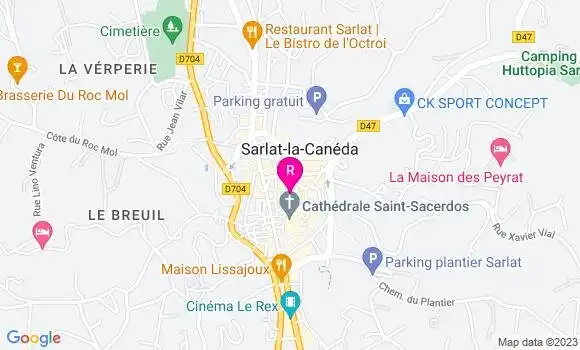 Localisation Brasserie Costa