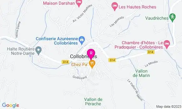 Localisation Restaurant  La Terrasse Provençale