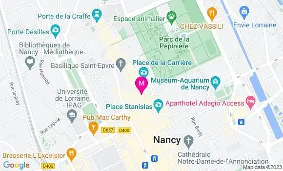Localisation Pizzeria La Romana