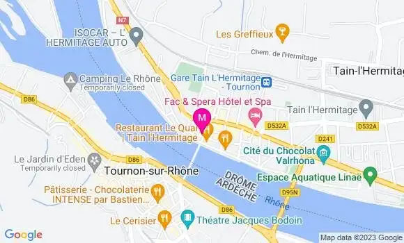 Localisation Restaurant Bar Le Bateau Ivre