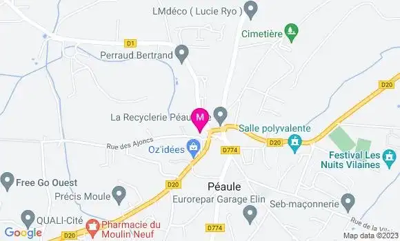Localisation Auberge Armor Vilaine