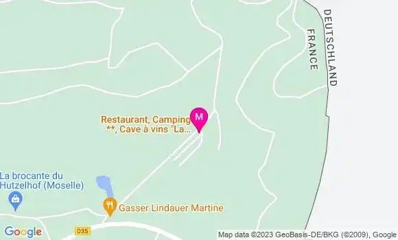 Localisation Restaurant  La Bremendell