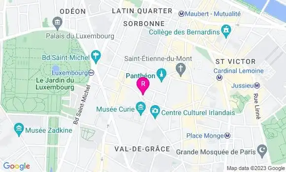 Localisation Restaurant  Café de la Nouvelle Mairie