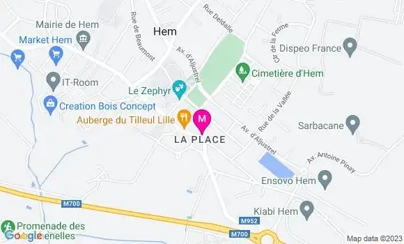 Localisation Brasserie de la Mairie