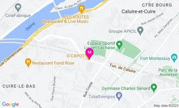 Localisation Restaurant  O Capot