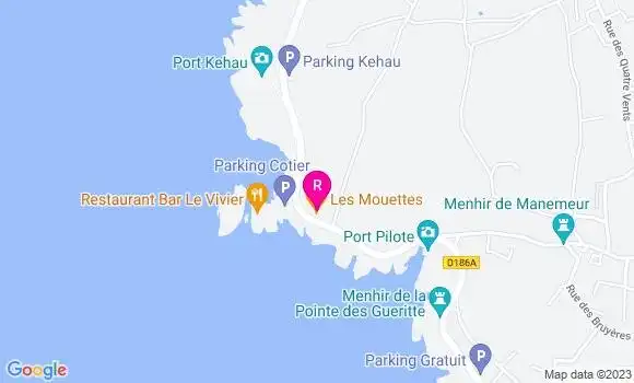 Localisation Restaurant  Les Mouettes