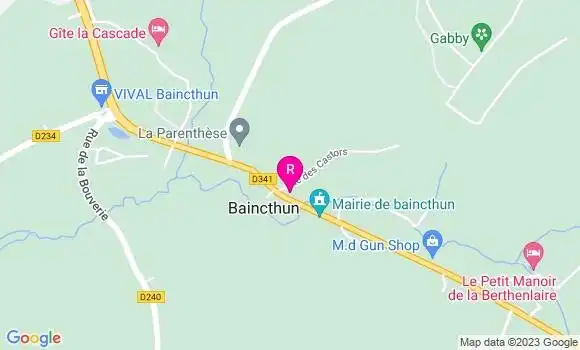 Localisation Brasserie Le Centre