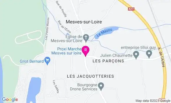 Localisation Restaurant  Au P