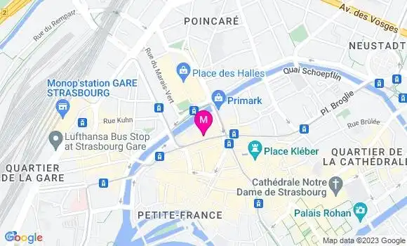 Localisation Restaurant  Le Bartholdi