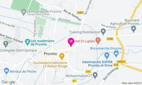 Localisation Restaurant  L